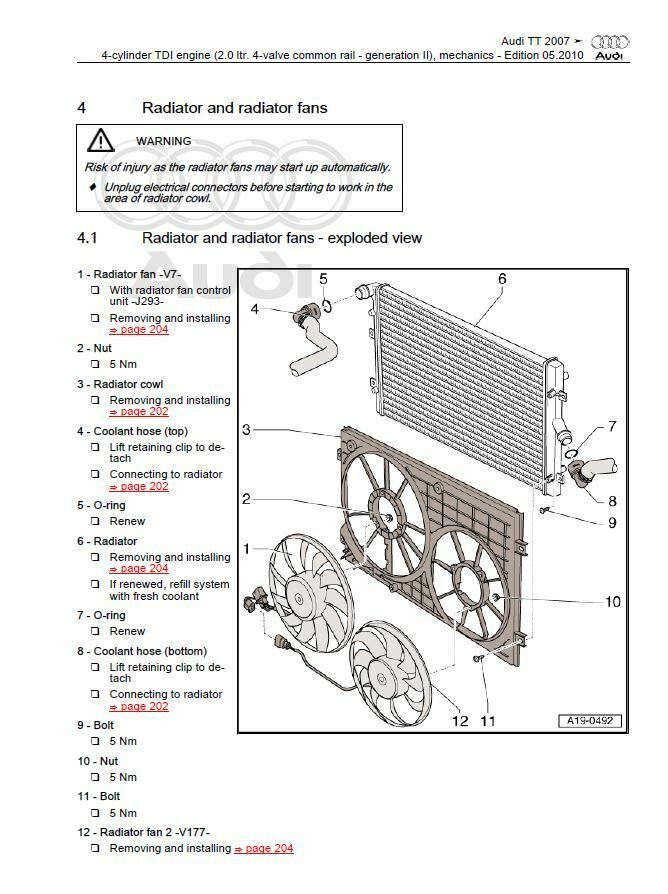 Audi tt mk2 2006/2014 Workshop Manual-Workshop Manual Service wiring diagrams | eBay